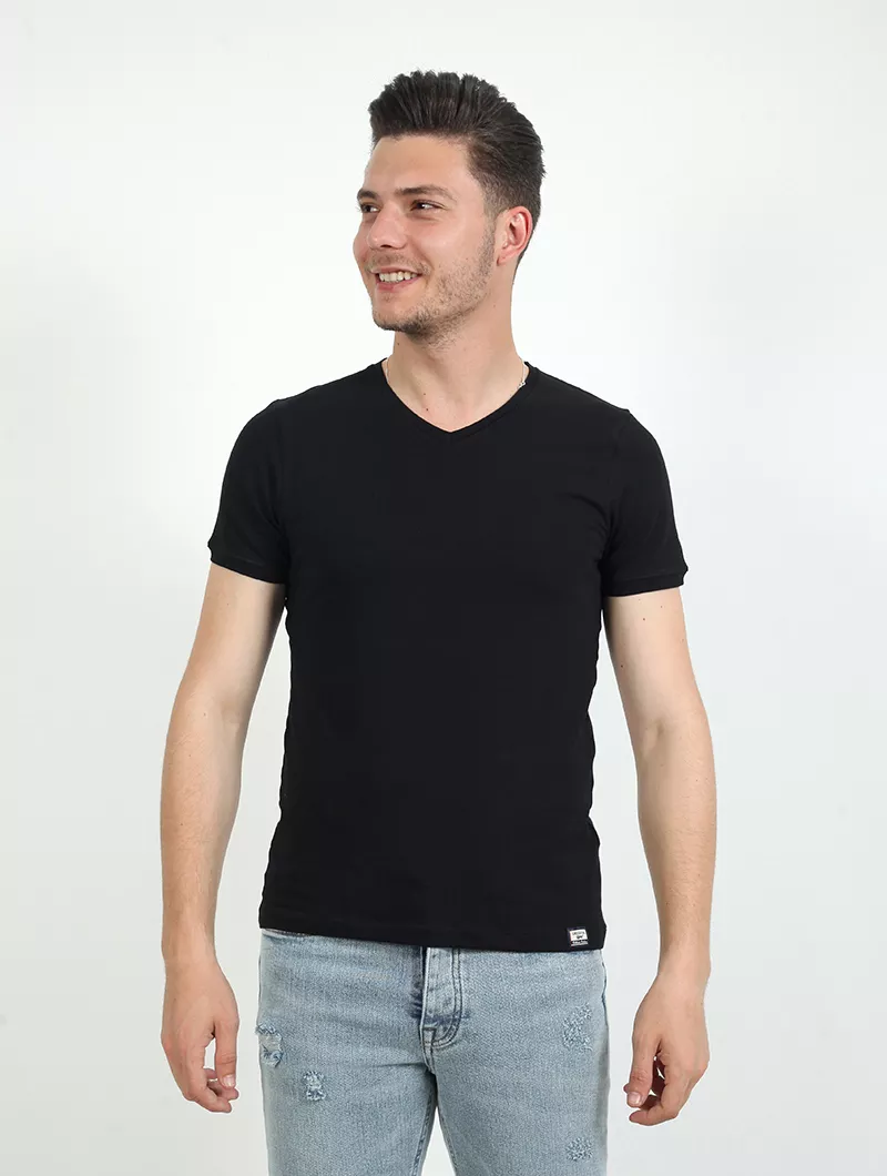 Tee shirt basique col V